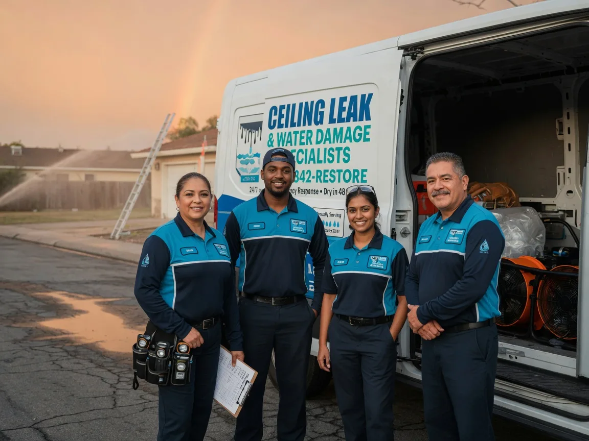 Ceiling Leak Cleanup company in Marble City, OK